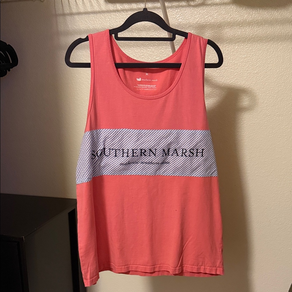 Southern Marsh Coral Logo Tank